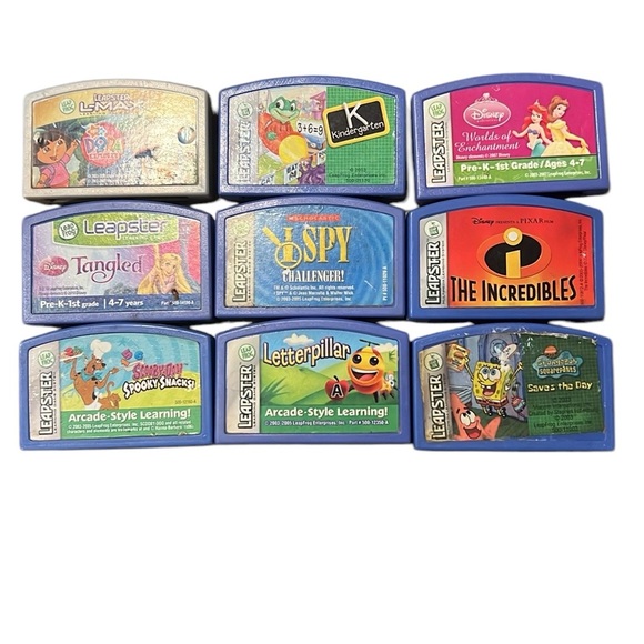 Leap Frog Leapster 9 Learning Games - Picture 1 of 3